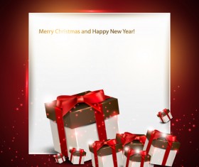 Christmas Gifts elements art vector graphic 05