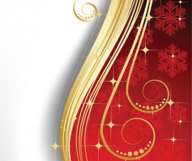 Exquisite Christmas backgrounds vector 01