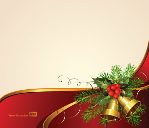 Exquisite Christmas backgrounds vector 03 free download