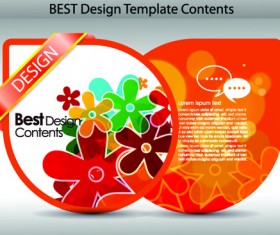 Set of Colorful Design Label vector graphics 03