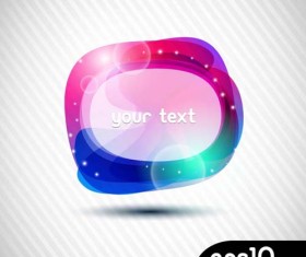 Elements of Colorful Speech Bubbles vector 01