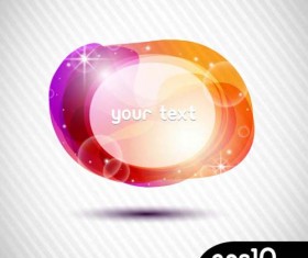 Elements of Colorful Speech Bubbles vector 05