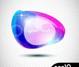 Elements of Colorful Speech Bubbles vector 07