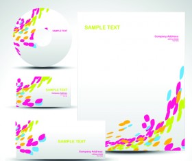 Corporate Identity Kit cover vector set 06