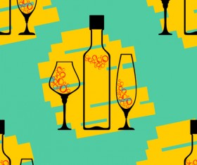 Various drinks design elements vector set 04