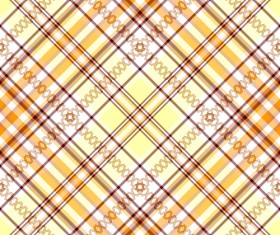 Fabric of Cross pattern design vector 03