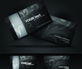 Brilliant Business card design vector 02