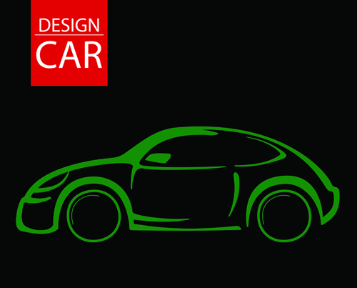 Set of car Design elements vector graphic 01