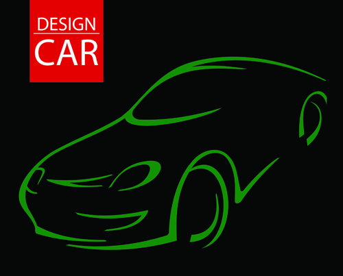 Set of car Design elements vector graphic 02