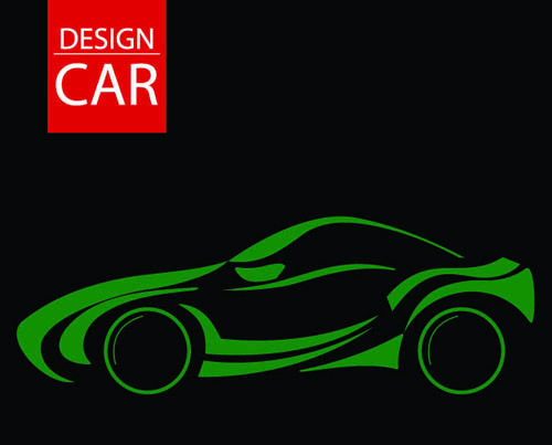 Set of car Design elements vector graphic 03