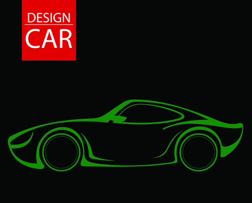 Set of car Design elements vector graphic 04