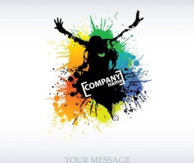 Set of Flyer music party design elements vector 06