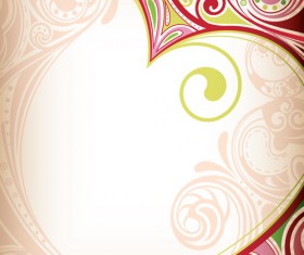 Set of Heart frame vector material 05