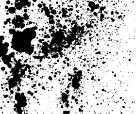 Elements of Ink splash background vector set 03