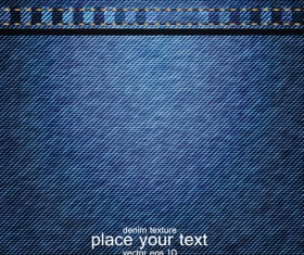 Jeans fabric vector backgrounds art 02