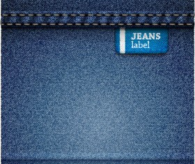 Jeans fabric vector backgrounds art 05
