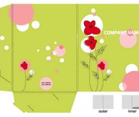 Set of Layout Packing box design elements vector 01