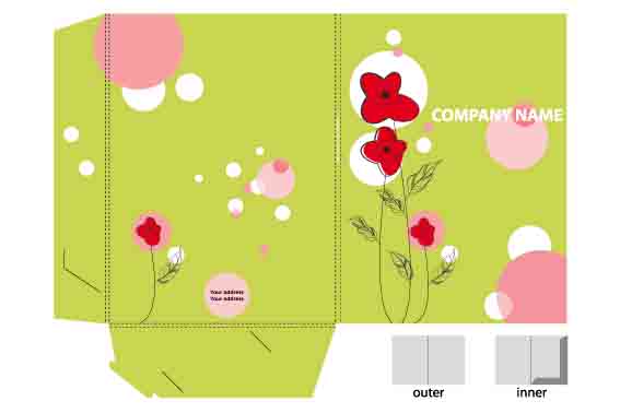 Set of Layout Packing box design elements vector 01