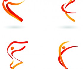 Sports for Logo People design vector 01