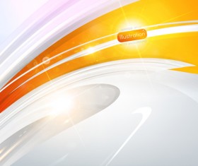 Sparkling Orange backgrounds vector graphics 01