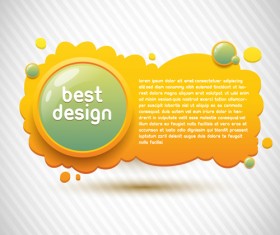 Sparkling Orange backgrounds vector graphics 03