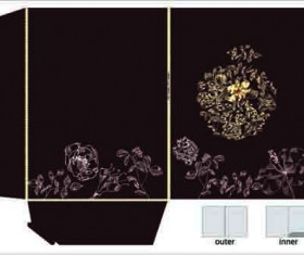 Exquisite of Pattern box design vector 06