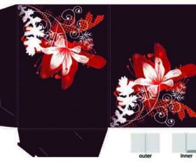 Exquisite of Pattern box design vector 09