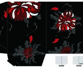 Exquisite of Pattern box design vector 10