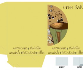 Exquisite of Pattern box design vector 02