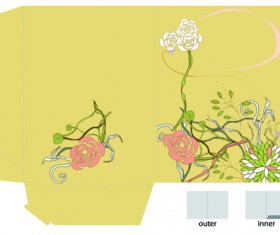 Exquisite of Pattern box design vector 03