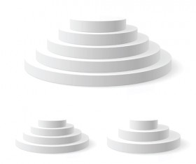 Elements of Podium background design vector 01