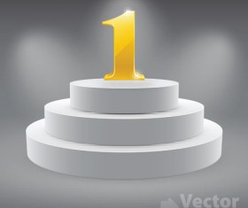 Elements of Podium background design vector 05
