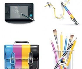 Shiny Print icon vector Collection 03