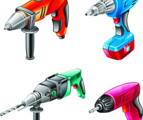 Different Mechanical Tools vector 01 free download