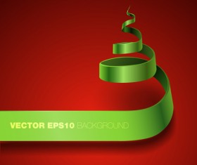 Creative Ribbons cone art background vector 02