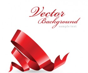 Creative Ribbons cone art background vector 03