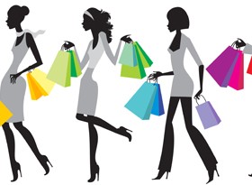 Hand drawing Stylish shopping elements vector set 01