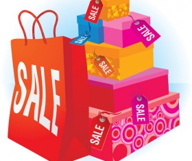 Hand drawing Stylish shopping elements vector set 02