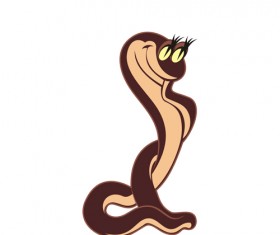 Cute Snake 2013 design elements vector material 01