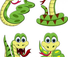 Snake 2013 year elements vector material 01