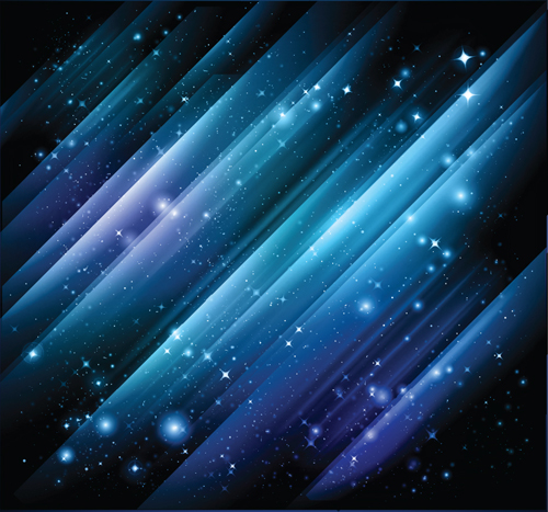 Space Object backgrounds vector set 01