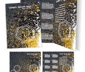 Template cover brochure design vector 02