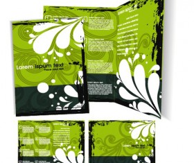 Template cover brochure design vector 03