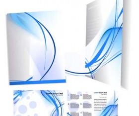 Template cover brochure design vector 04