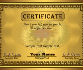 Set of certificate and diploma vector templates 02