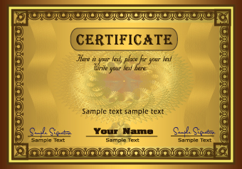 Set of certificate and diploma vector templates 02