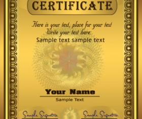 Set of certificate and diploma vector templates 03