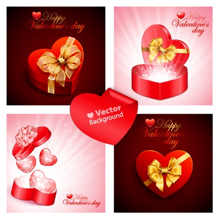 Various Valentines Day Cards design vector set 14