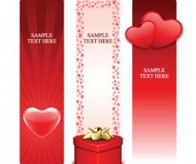 Various Valentines Day Cards design vector set 02