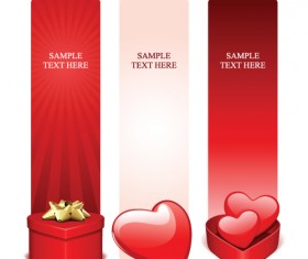 Various Valentines Day Cards design vector set 03